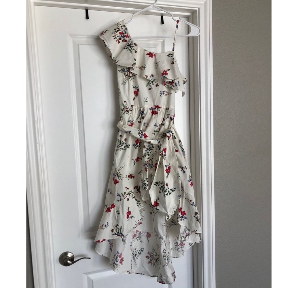 Off the shoulder maxi floral dress